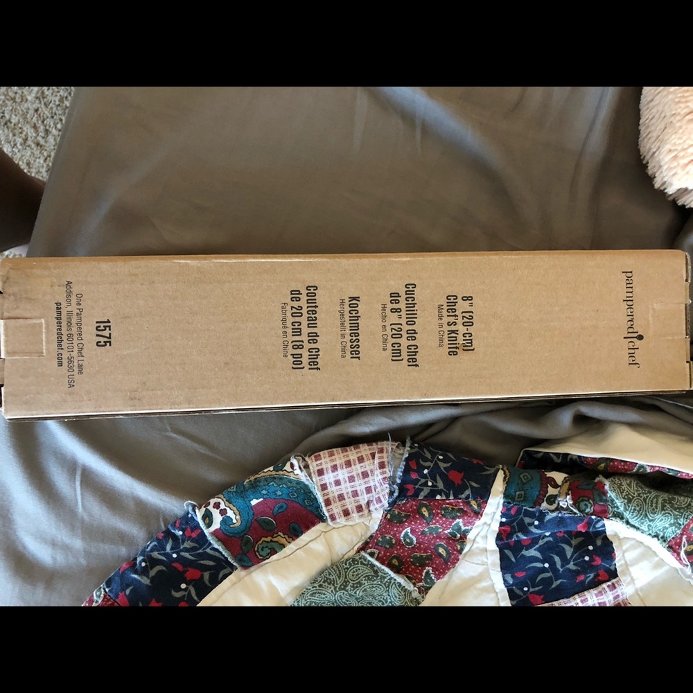 New pampered chef knife